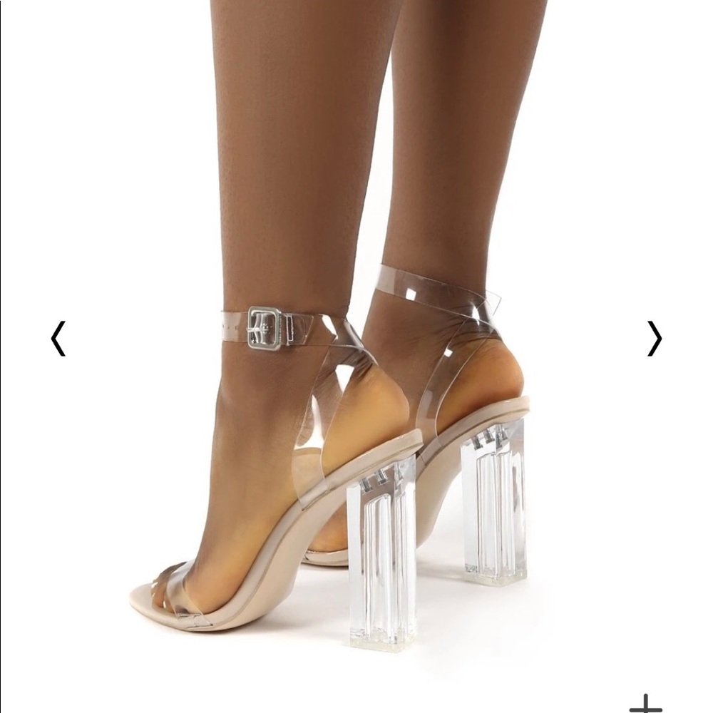 Public desire tribune square toe heels - Picture 2 of 3